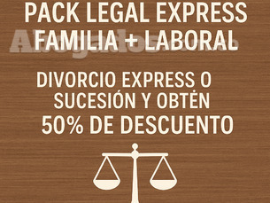 ⚖️ PROMOCIÓN : Pack Legal Express – Familia + Laboral