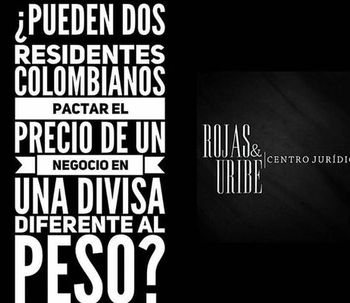 Residentes colombianos que pactan en divisas extranjeras