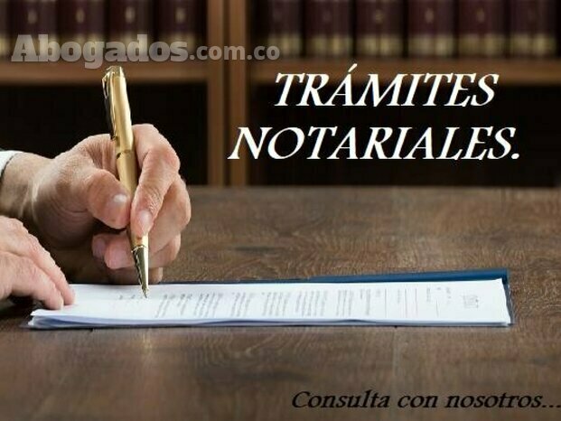 Tramites notariales.