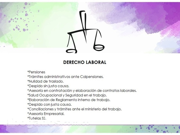 SERVICIOS EN DERECHO LABORAL