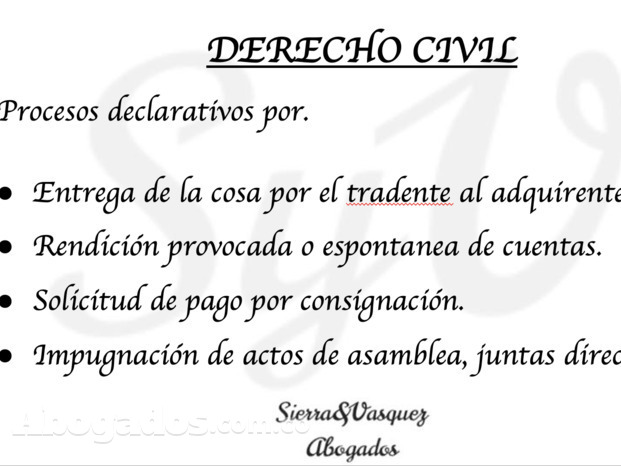 PROCESOS DECLARATIVOS II