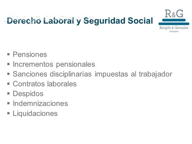 Derecho Laboral y Seguridad Social