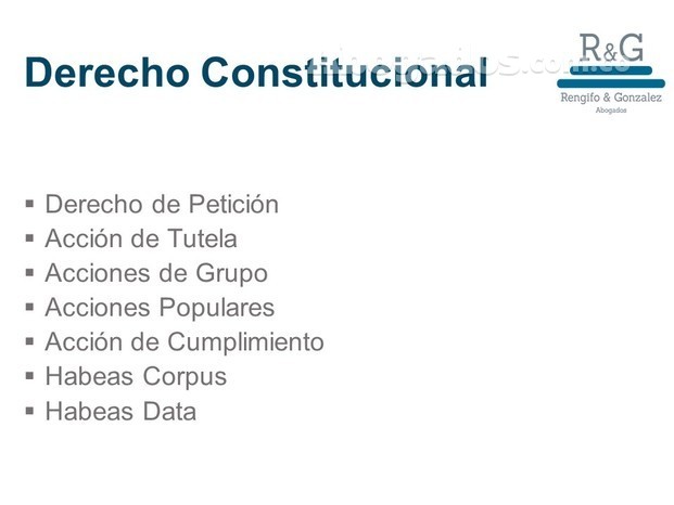 Derecho Constitucional. 