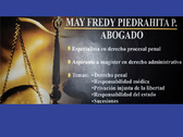 May Fredy Piedrahita Peña